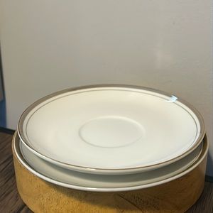 Two (2) Royalton Golden Elegance Saucers